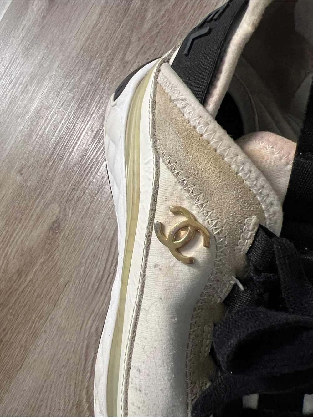 Chanel Trainers Suede and Leather Sneakers - Picture 14 of 15